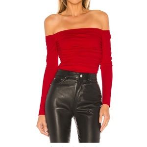Leanna bodysuit in red. Lovers and friends. I wore it once